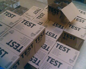 Test boxes
