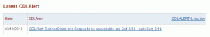 CDLAlert & CDLAlert-L Archive links