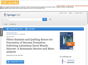 Screenshot of New Direct Linking Banner for UC-eLinks