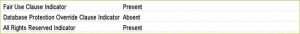 Example of the Fair Clause fields.