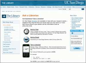 Figure 6: Ask a Librarian