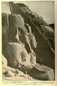 Page with photo of Egyptian monument