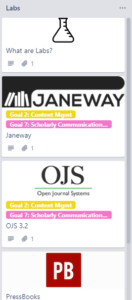 eScholarship Lab's activities