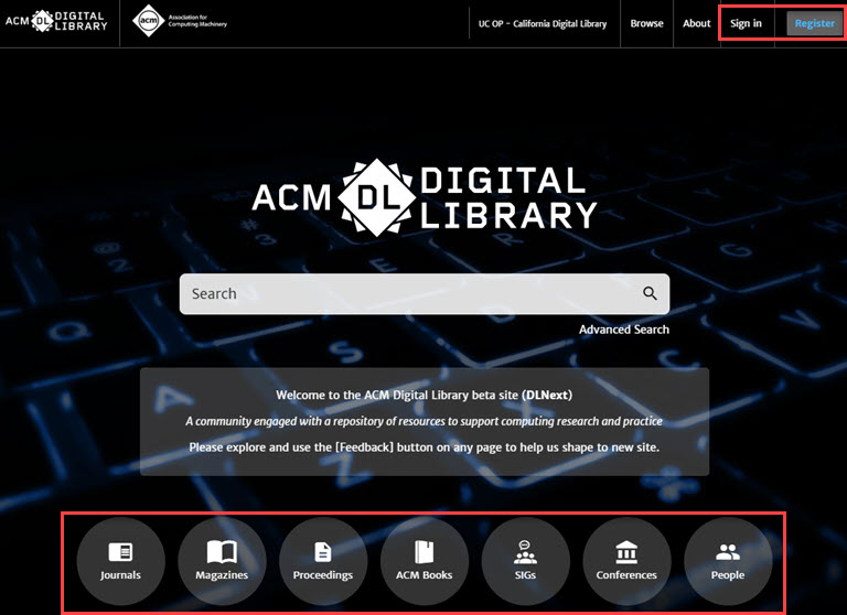 ACM Digital Library moves to new platform California Digital Library