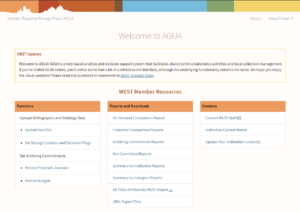 Newly redesigned AGUA interface